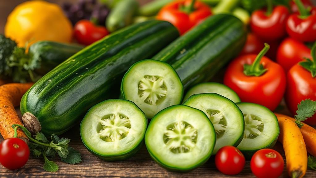 cucumbers nutritional composition overview