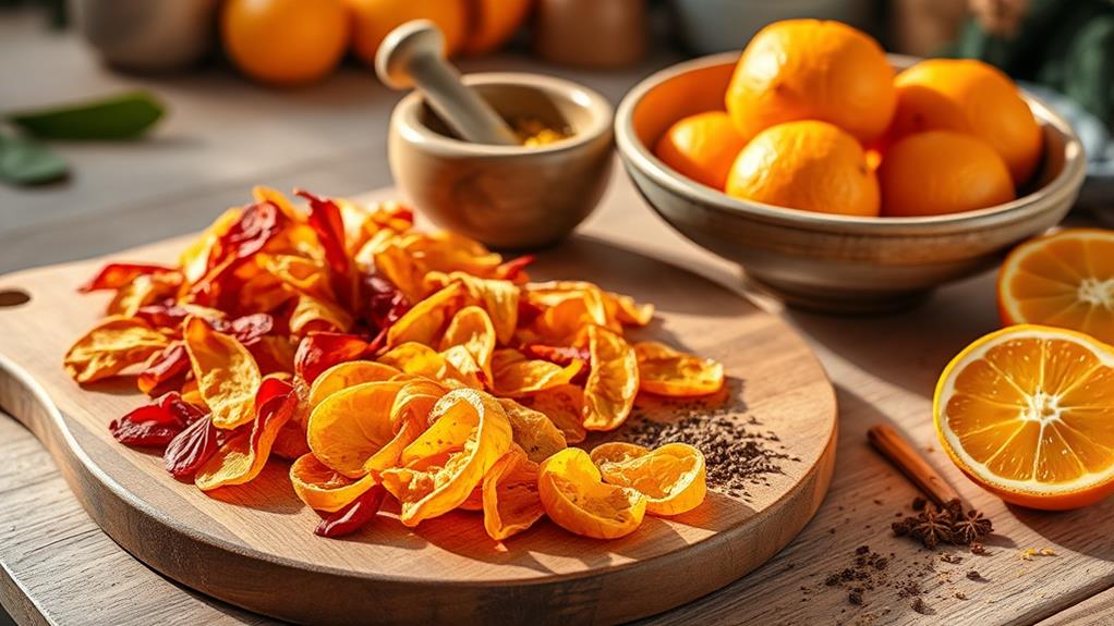 flavorful dried peel applications