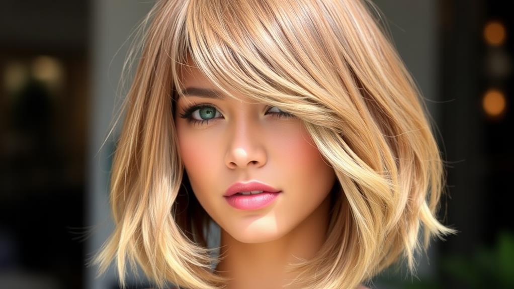 stylish bob haircut design