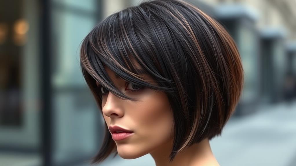 trendy bob haircut style